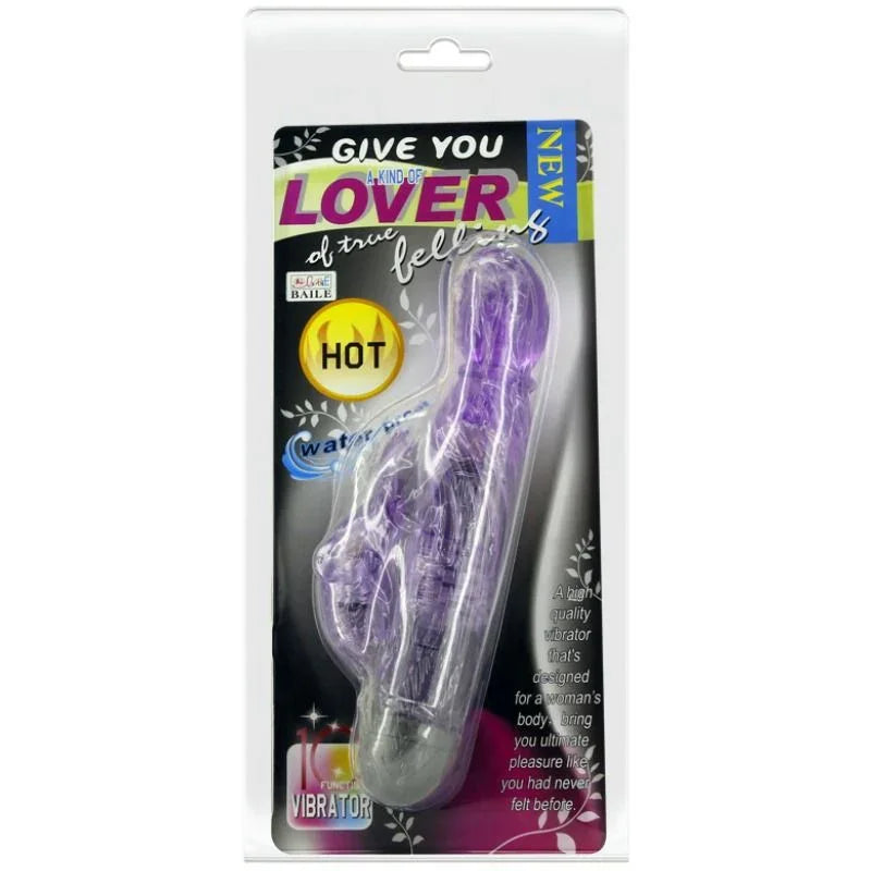 BAILE - GIVE YOU A KIND OF LOVER VIBRADOR CON RABBIT LILA 10 MODOS - Nuvica