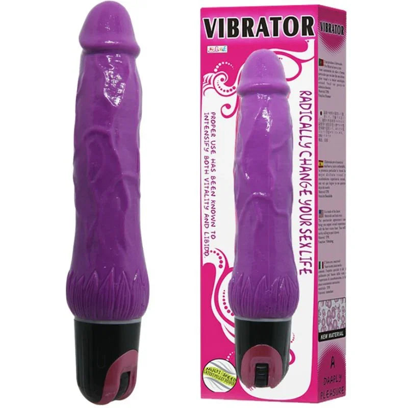 BAILE - VIBRATOR DAAPLY PLEASURE MULTIVELOCIDAD MORADO - Nuvica