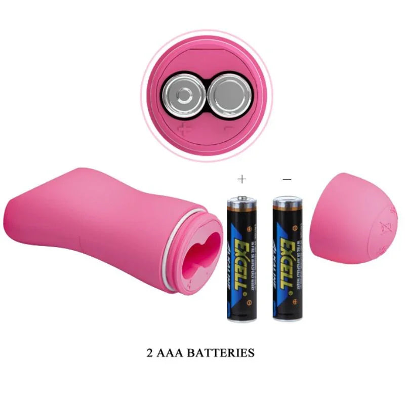 BAILE - ROMANTIC WAVE PIZAS CON VIBRACIÓN Y ELECTROSHOCK FUCSIA - Nuvica