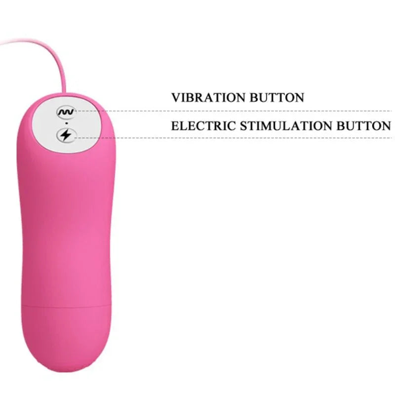 BAILE - ROMANTIC WAVE PIZAS CON VIBRACIÓN Y ELECTROSHOCK FUCSIA - Nuvica