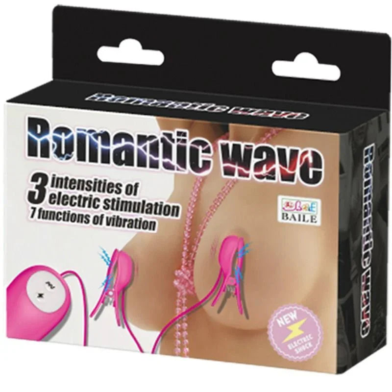 BAILE - ROMANTIC WAVE PIZAS CON VIBRACIÓN Y ELECTROSHOCK FUCSIA - Nuvica