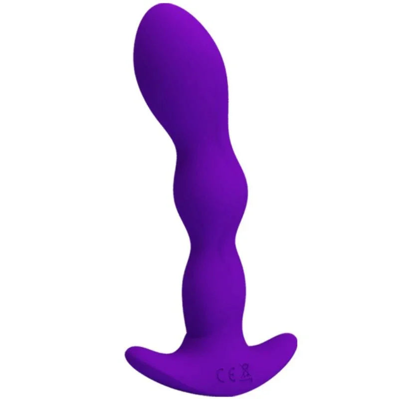 PRETTY LOVE - MASAJEADOR ANAL 12 MODOS VIBRACIÓN LILA - Nuvica