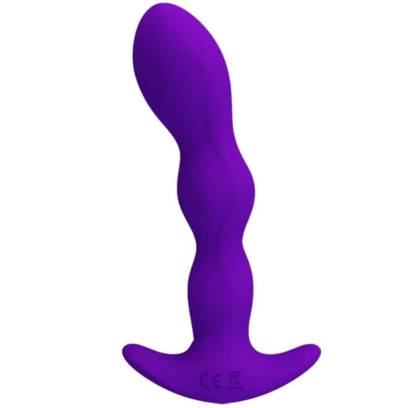 PRETTY LOVE - MASAJEADOR ANAL 12 MODOS VIBRACIÓN LILA - Nuvica