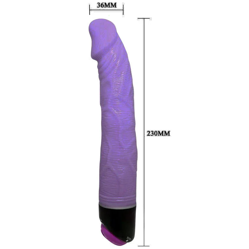 BAILE - ADOUR CLUB VIBRADOR REALÍSTICO 23 CM LILA - Nuvica