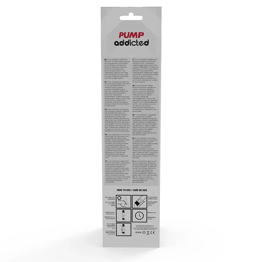 PUMP ADDICTED - BOMBA ERECCIÓN RX11 AUTOMATICA - Nuvica
