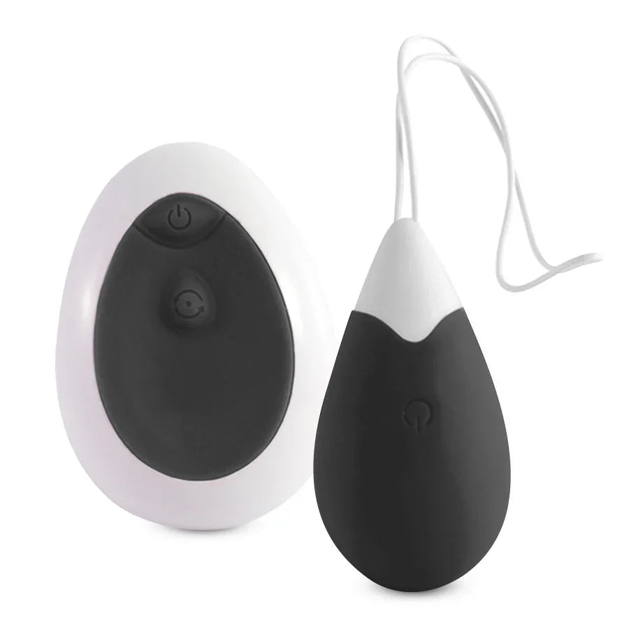 INTENSE - JAN HUEVO VIBRADOR CONTROL REMOTO NEGRO - Nuvica