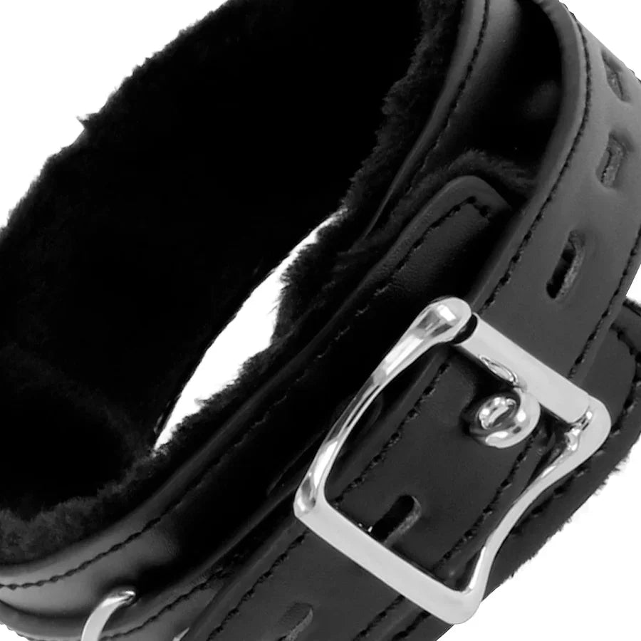 DARKNESS - COLLAR CONFORTABLE DE POSTURA CON CADENA LEATHER - Nuvica