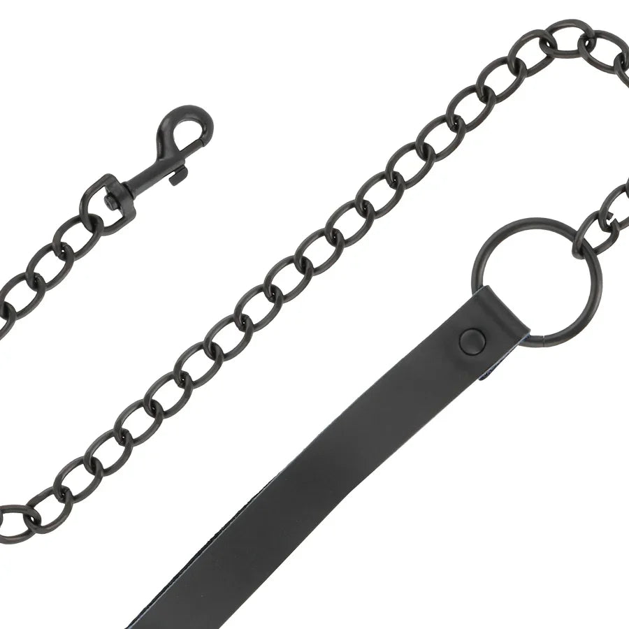 DARKNESS - COLLAR CON CADENA NEGRO - Nuvica