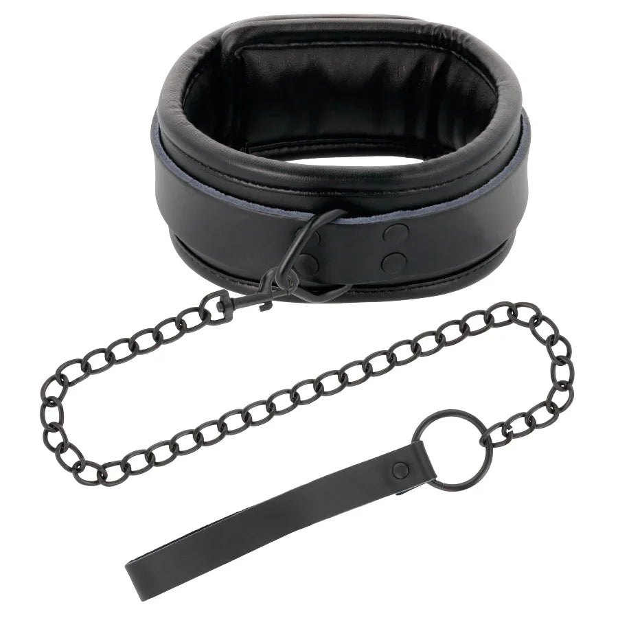 DARKNESS - COLLAR CON CADENA NEGRO - Nuvica