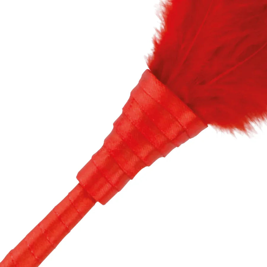 DARKNESS - PLUMA ESTIMULADORA ROJO 24CM - Nuvica