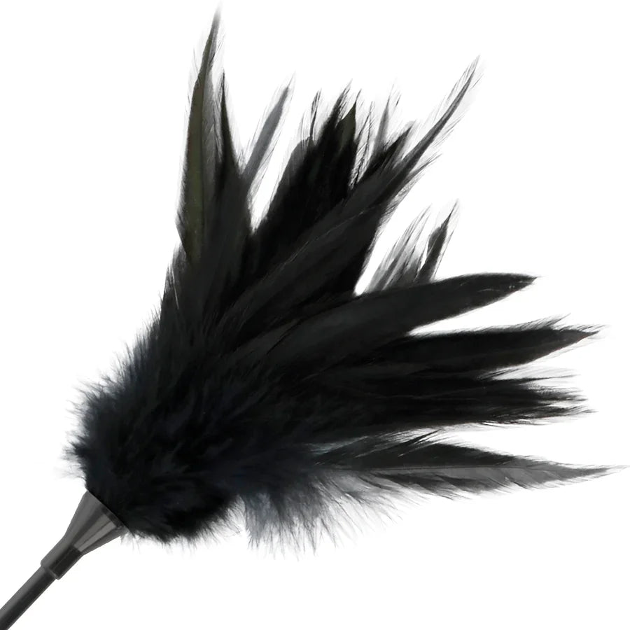 DARKNESS - FUSTA CON PLUMA NEGRO - Nuvica
