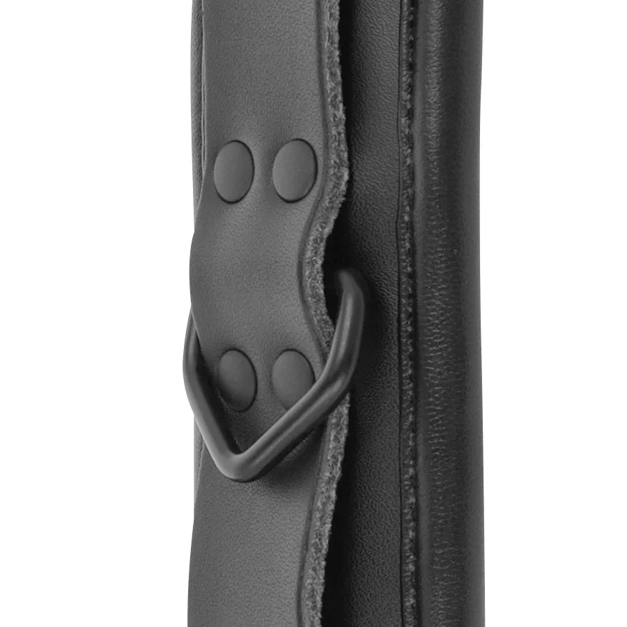 DARKNESS - ESPOSAS AJUSTABLES TOBILLOS LEATHER NEGRO - Nuvica