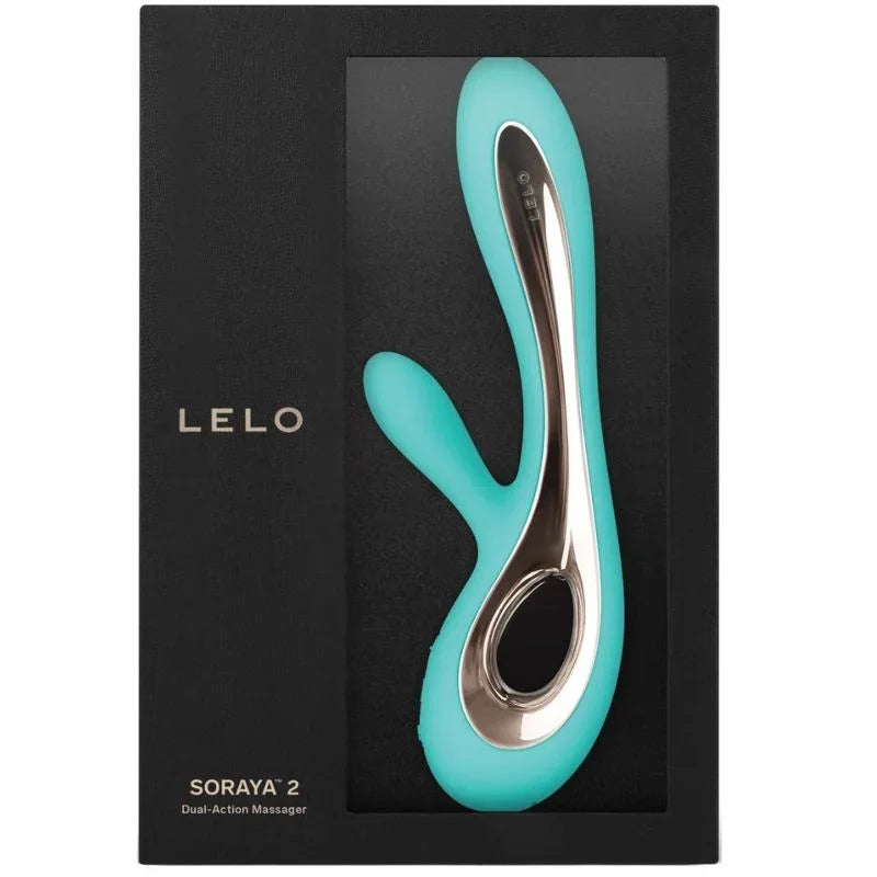 LELO - SORAYA 2 VIBRADOR RABBIT VERDE AGUA - Nuvica