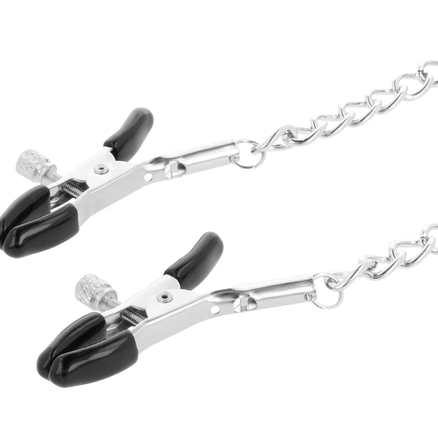 DARKNESS - PINZAS AJUSTABLES PARA PEZONES AJUSTABLES METAL - Nuvica