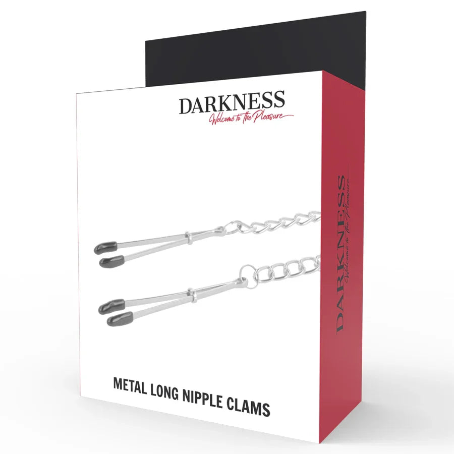 DARKNESS - PINZAS AJUSTABLES PARA PEZONES METAL - Nuvica