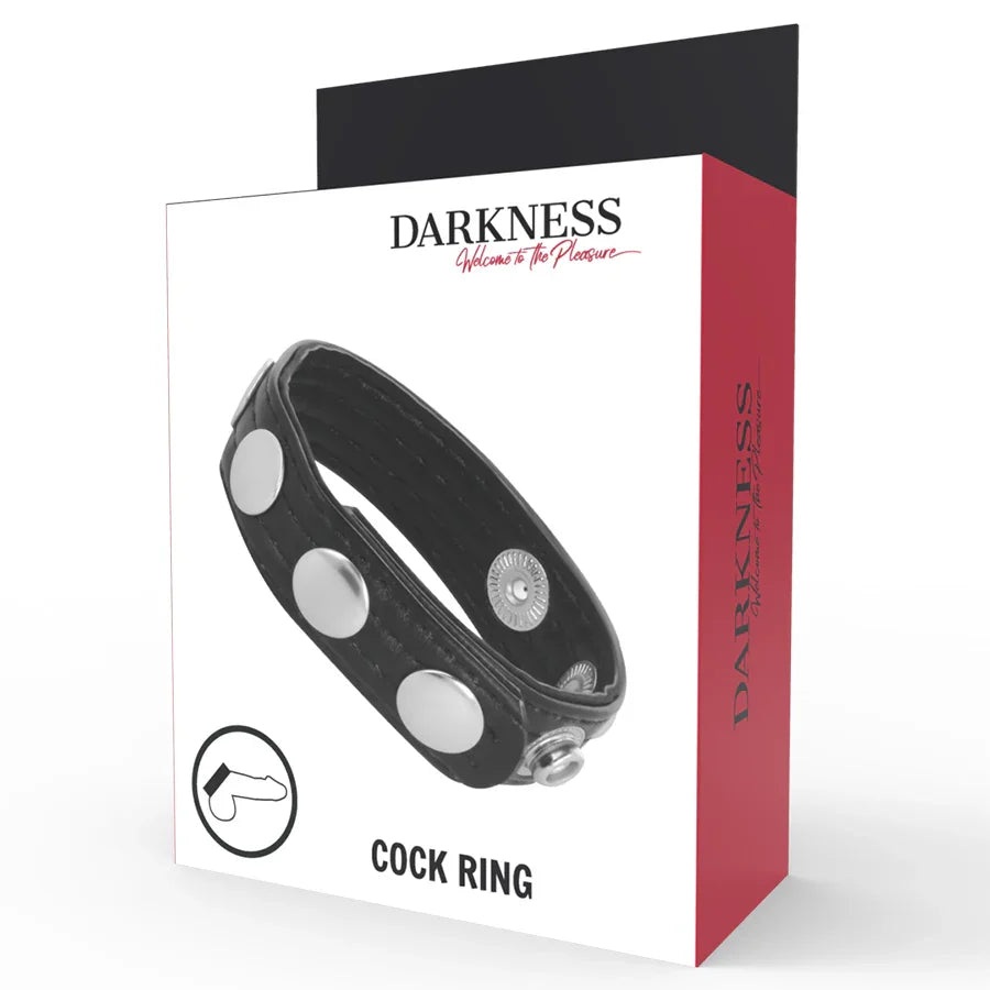 DARKNESS - LEATHER ANILLO ERECCIÓN - Nuvica