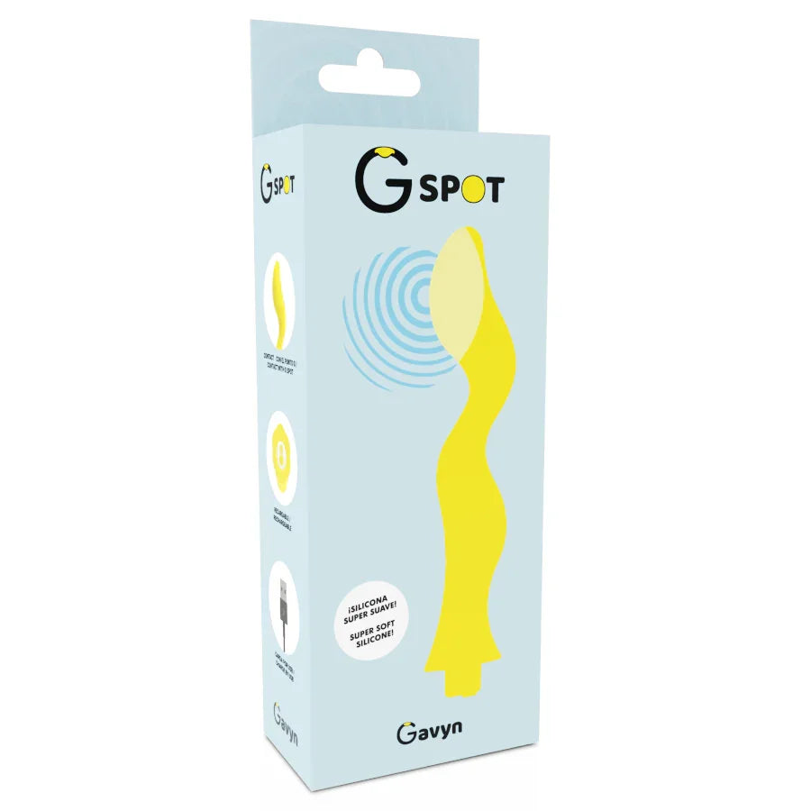 G-SPOT - GAVYN VIBRADOR PUNTO G AMARILLO - Nuvica