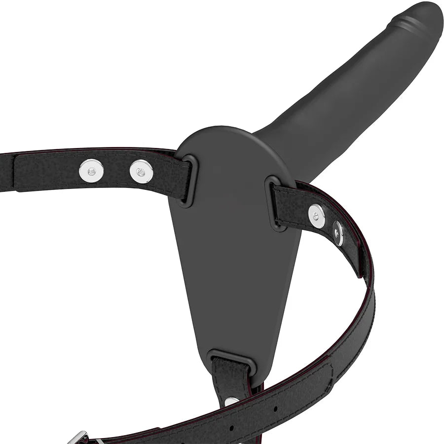 FETISH SUBMISSIVE HARNESS - SILICONA NEGRO 15 CM - Nuvica