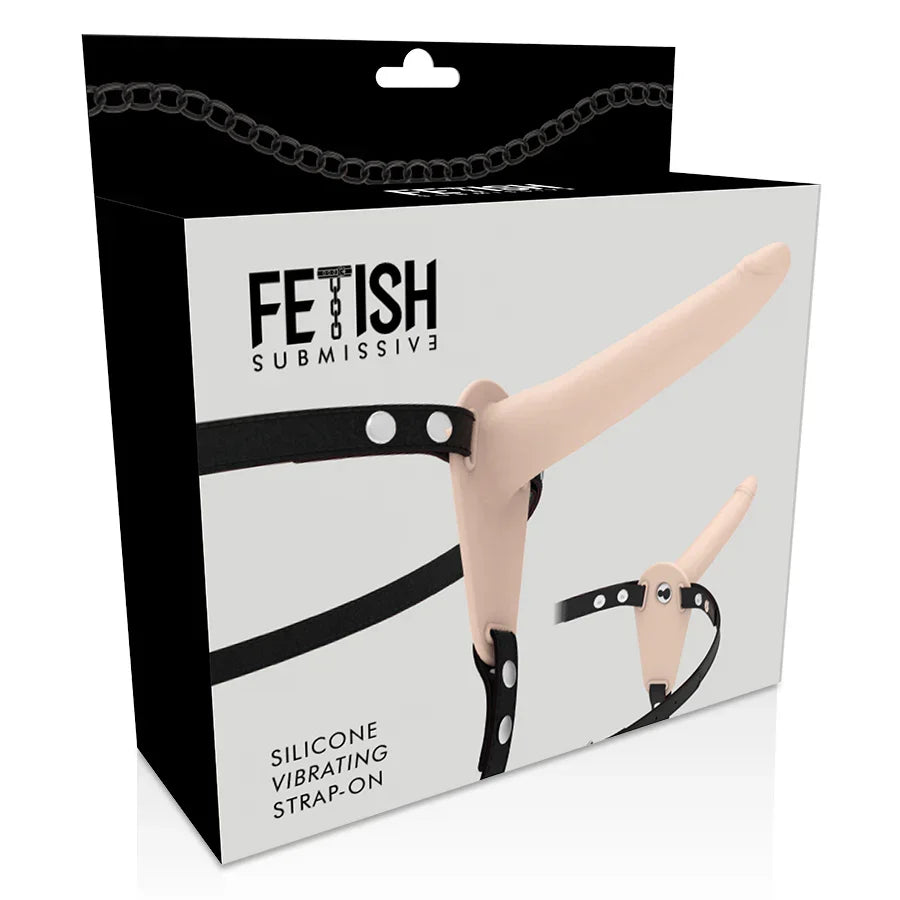 FETISH SUBMISSIVE HARNESS - VIBRADOR SILICONA FLESH 15 CM - Nuvica