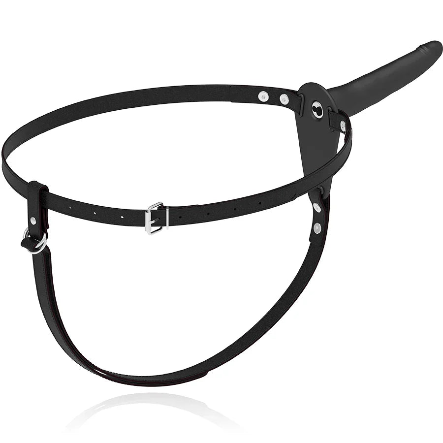 FETISH SUBMISSIVE HARNESS - VIBRADOR SILICONA NEGRO 15 CM - Nuvica