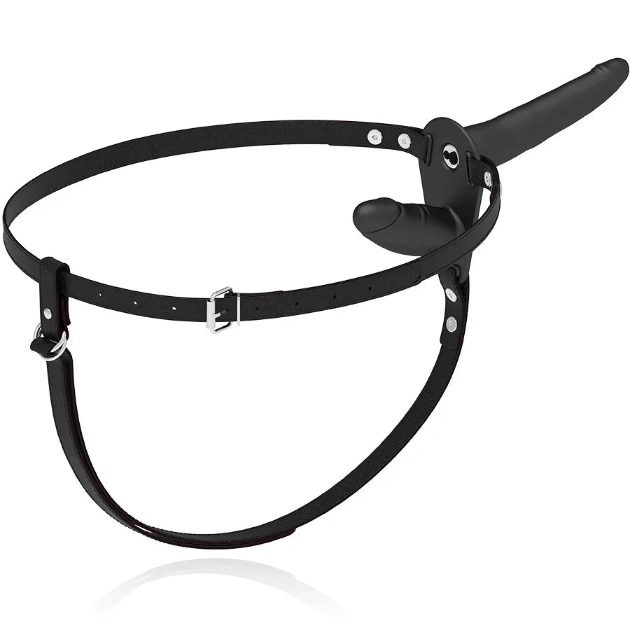FETISH SUBMISSIVE HARNESS - DOBLE PENETRACIÓN VIBRADOR NEGRO - Nuvica