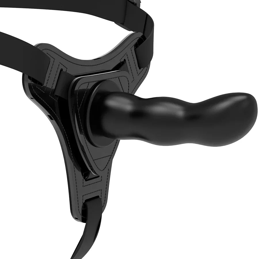 FETISH SUBMISSIVE HARNESS - SILICONA NEGRO G-SPOT 16 CM - Nuvica