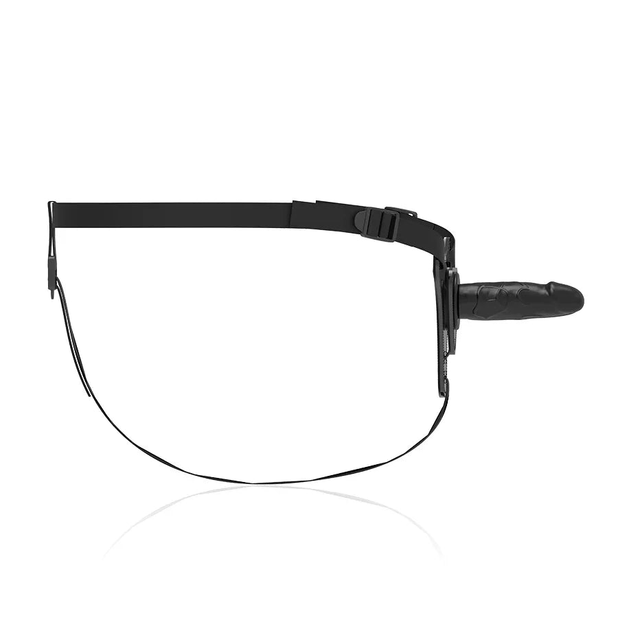 FETISH SUBMISSIVE HARNESS - SILICONA NEGRO REALISTIC 15 CM - Nuvica