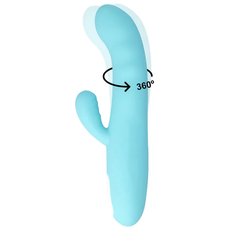 MIA - EIFFEL VIBRADOR ROTADOR AZUL TURQUESA - Nuvica