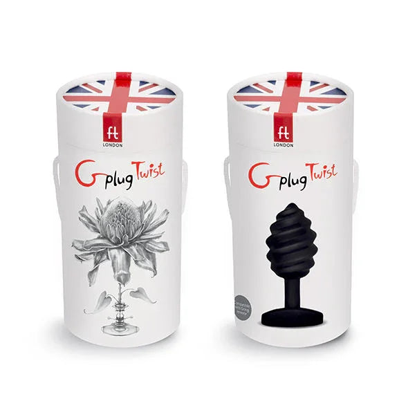 G-VIBE - GPLUG TWIST CON VIBRACIÓN NEGRO - Nuvica