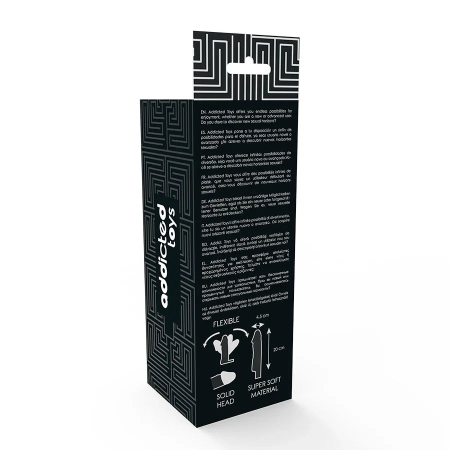 ADDICTED TOYS - EXTENSOR PARA EL PENE NEGRO - Nuvica