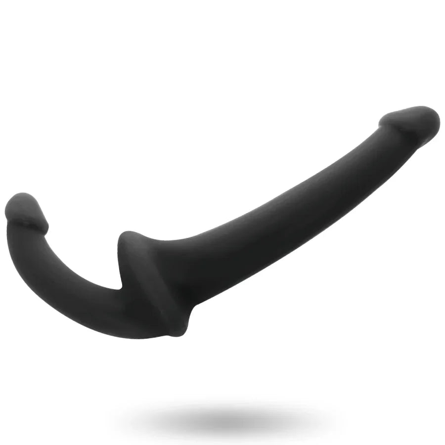 ADDICTED TOYS - DILDO CON ARNÉS SIN SUJECIÓN NEGRO - Nuvica
