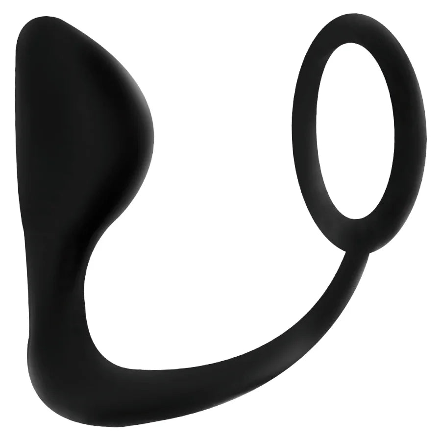 ADDICTED TOYS - PLUG ANAL CON ANILLO PENE NEGRO - Nuvica