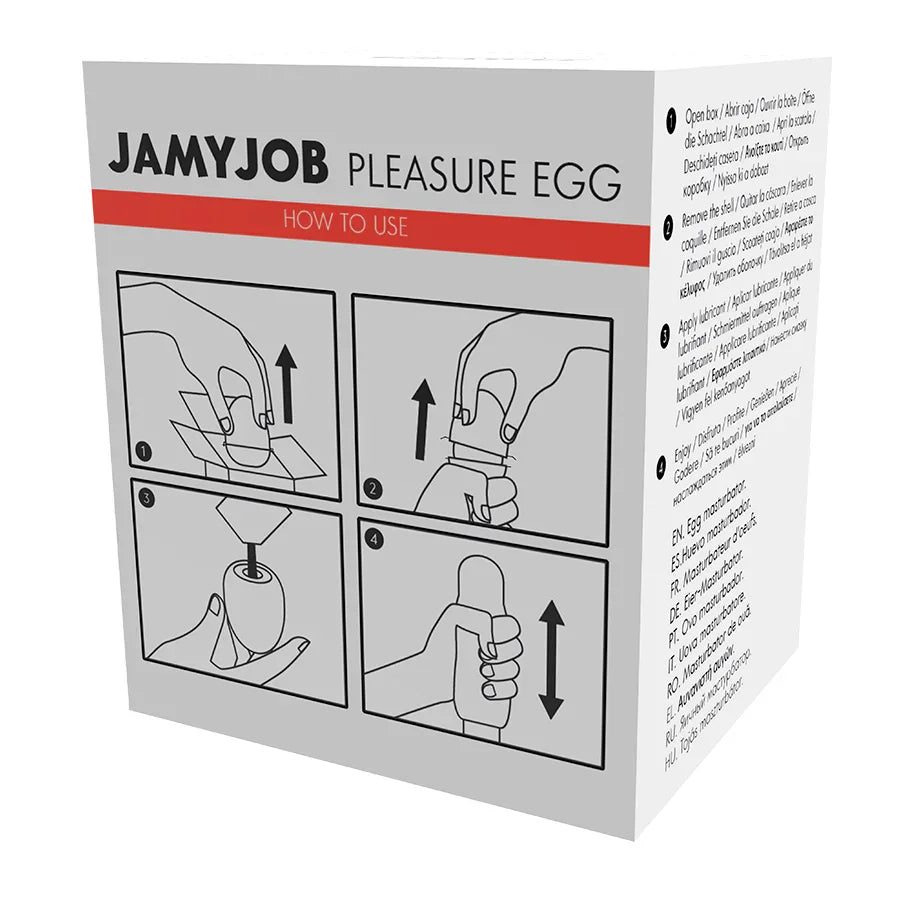 JAMYJOB - HUEVO MASTURBADOR DISCRETO EDICION ROJO FUN - Nuvica