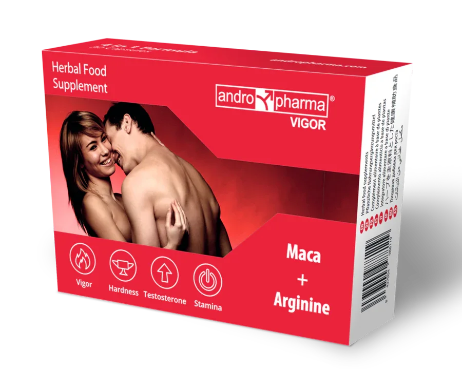 ANDROPHARMA VIGOR - SUPLEMENTO POTENCIADOR LÍBIDO - Nuvica