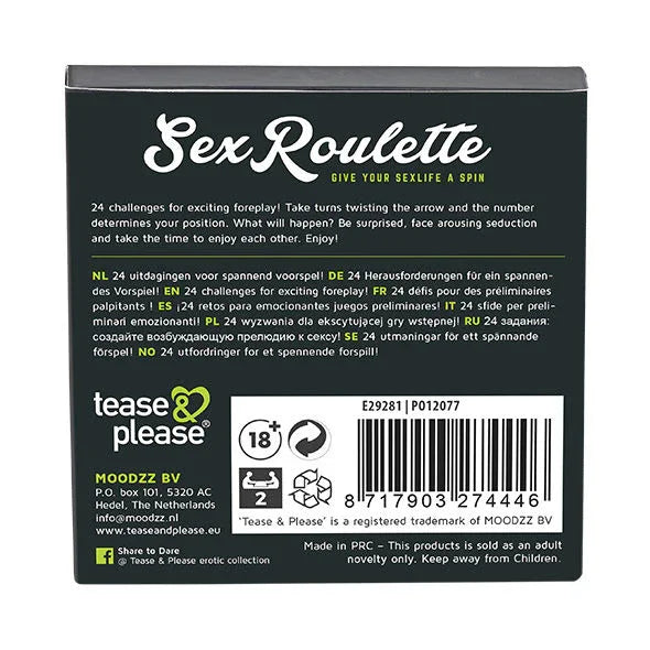 TEASE & PLEASE - SEX ROULETTE FOREPLAY - Nuvica