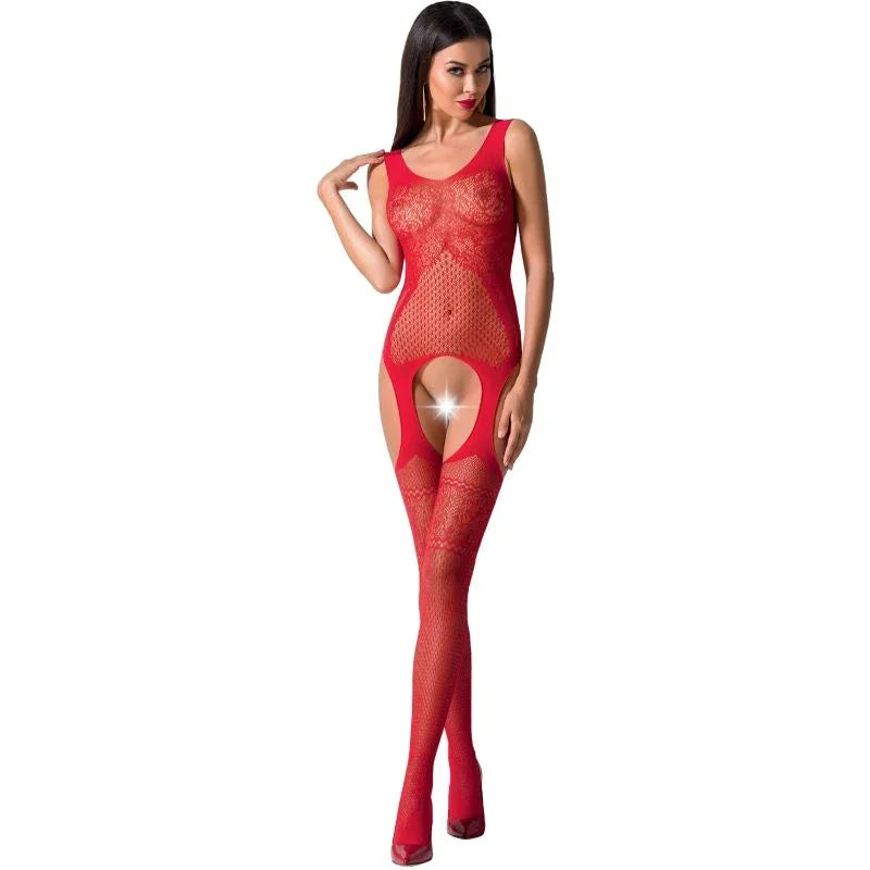 PASSION - WOMAN BS061 BODYSTOCKING NEGRO TALLA ÚNICA - Nuvica