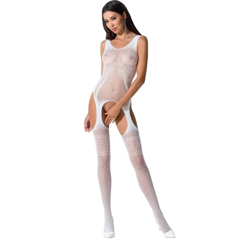 PASSION - WOMAN BS061 BODYSTOCKING NEGRO TALLA ÚNICA - Nuvica