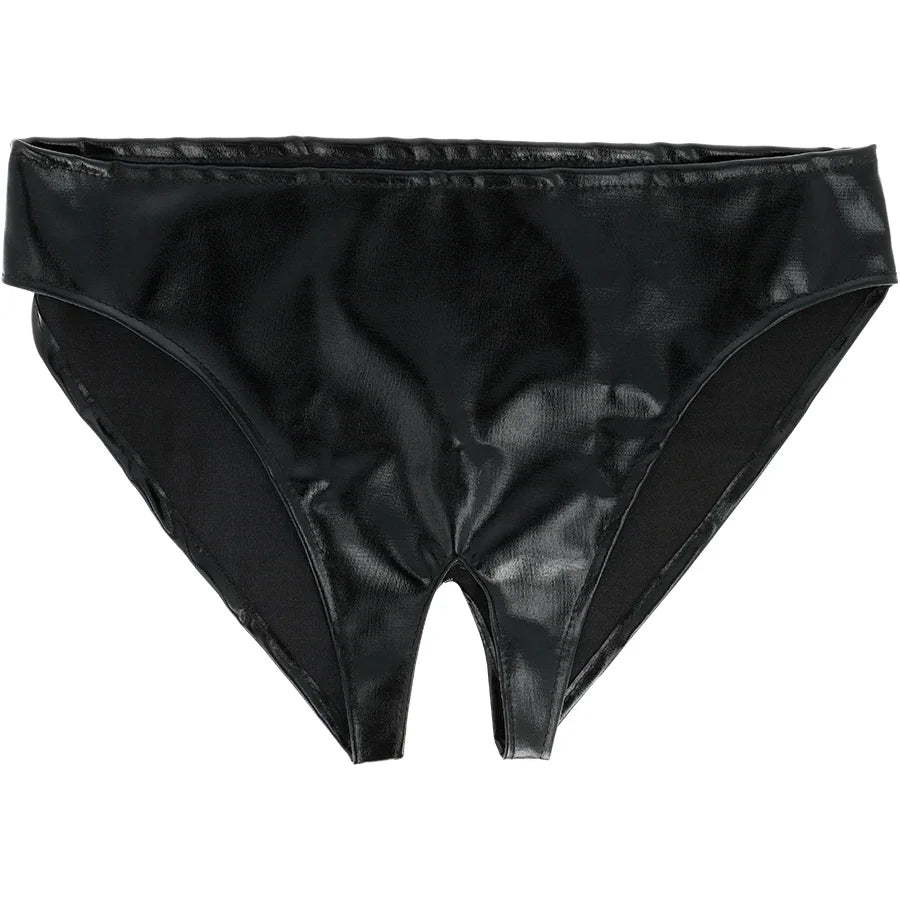 DARKNESS - PANTIES CON ABERTURA UNISEX TALLA ÚNICA - Nuvica