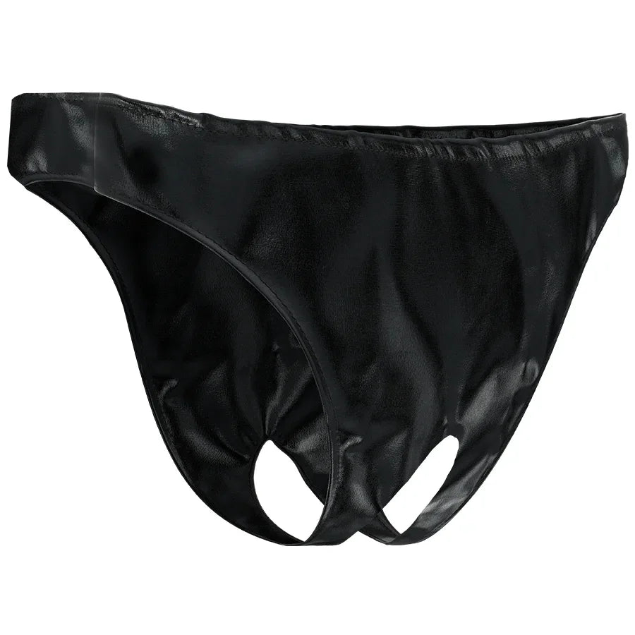 DARKNESS - PANTIES CON ABERTURA UNISEX TALLA ÚNICA - Nuvica