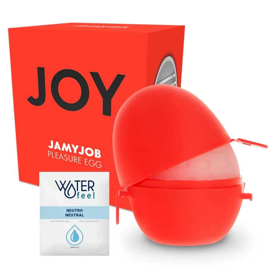 JAMYJOB - HUEVO MASTURBADOR DISCRETO VERSION ROJO JOY - Nuvica