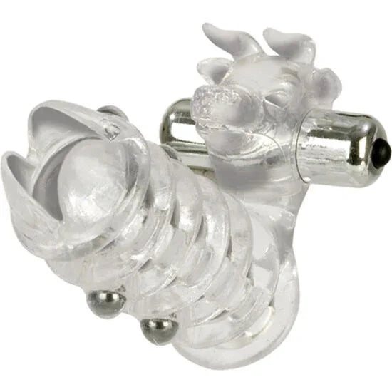 CALEXOTICS - FUNDA PENE CON VIBRADOR PARA CLITORIS - Nuvica