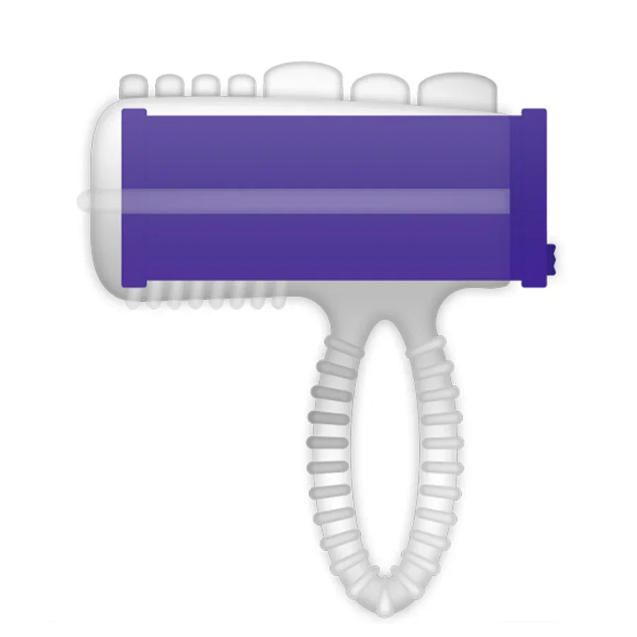 CASUAL LOVE - RING VIBRADOR LENGUA LILA - Nuvica