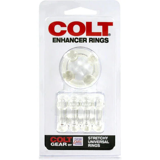CALEXOTICS - COLT ENHANCER RINGS ANILLOS PARA EL PENE TRANSPARENTES - Nuvica