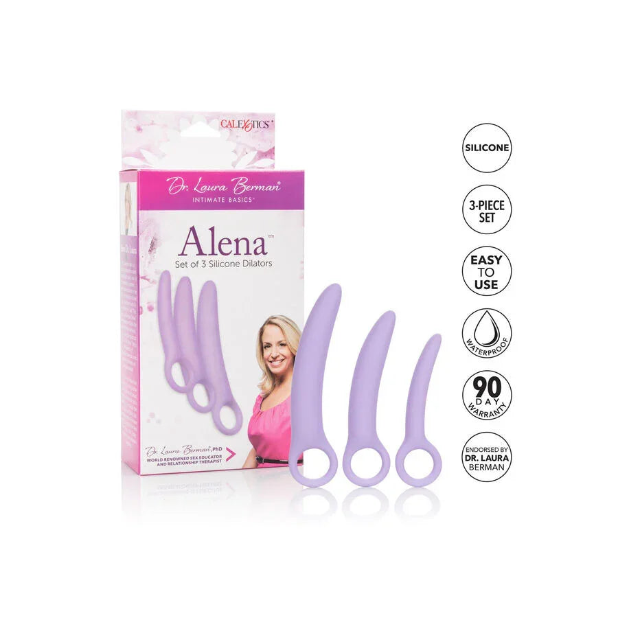 CALEXOTICS - DR LAURA BERMAN ALENA SET DE 3 DILATADOR VAGINAL SILICONA - Nuvica