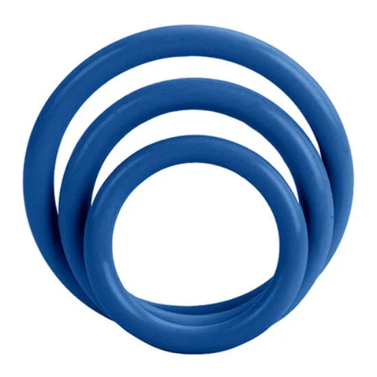CALEXOTICS - SET TRES ANILLAS AZUL ERECCIÓN - Nuvica