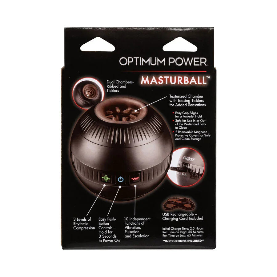 CALEXOTICS - OPTIMUM POWER MASTURBADOR MASCULINO CON VIBRACIÓN - Nuvica