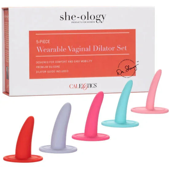 CALEXOTICS - KIT 5PC DILATADORES VAGINALES O ANALES MULTICOLOR - Nuvica