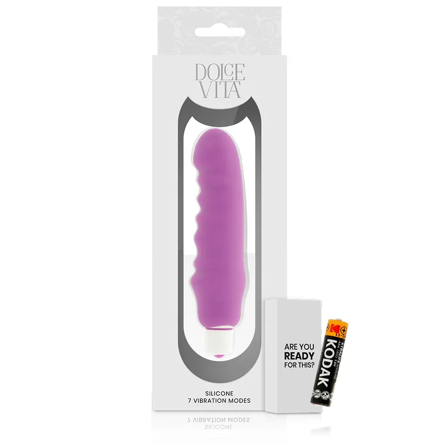 DOLCE VITA - GENIUS VIBRADOR SILICONA LILA - Nuvica