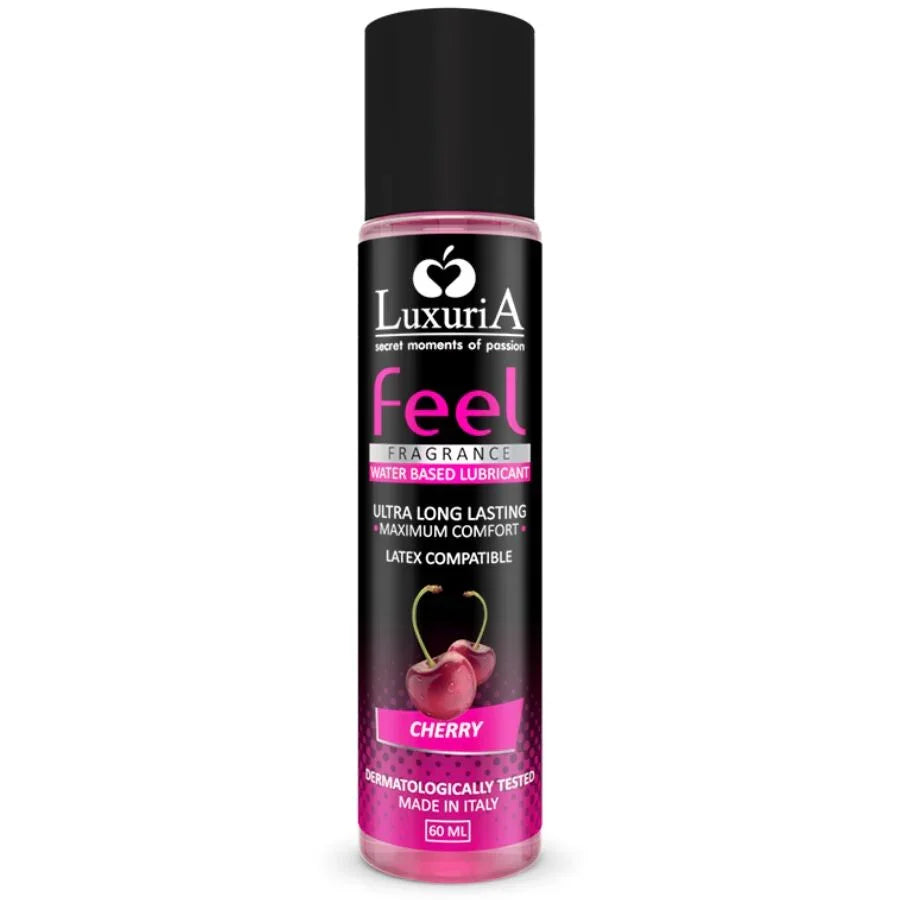 INTIMATELINE - LUXURIA FEEL LUBRICANTE BASE AGUA CEREZA 60 ML - Nuvica