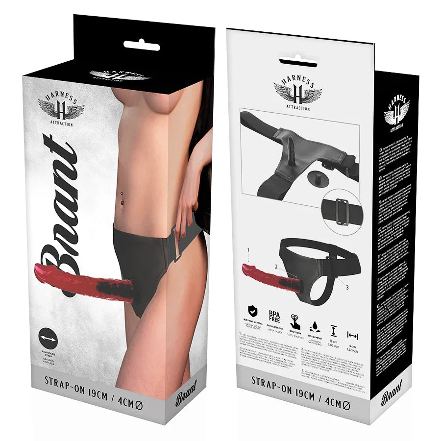 HARNESS ATTRACTION - ARNÉS BRANT 19 CM -O- 4 CM - Nuvica